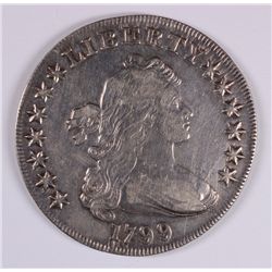 1799 BUST DOLLAR VF/XF CLEANED