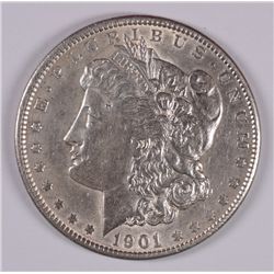 1901 MORGAN DOLLAR AU-58