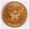 Image 2 : 1855 $10 GOLD LIBERTY MS-61 CLEANED