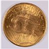 Image 2 : 1907 $20.00 GOLD ST. GAUDENS CH BU