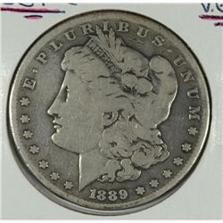 1889-CC MORGAN DOLLAR VG