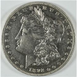 1892-O MORGAN DOLLAR AU