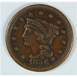 1856 LARGE CENT VF+