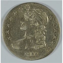 1834 BUST HALF DOLLAR XF-45