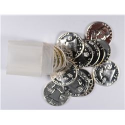 ROLL OF ( 20 ) PROOF FRANKLIN HALF DOLLARS, 1956-1963