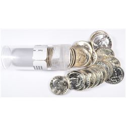 GEM BU ROLL OF 1962 AND 1962-D WASHINGTON QUARTERS, ( 40 ) COINS