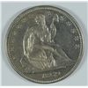 Image 1 : 1869 SEATED LIBERTY HALF DOLLAR AU-58