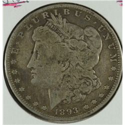 1893 MORGAN DOLLAR VG