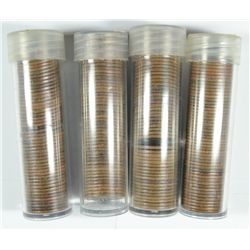 NICE CIRCULATED LINCOLN CENT ROLLS: 1917-D, 1917-S, 1925-D & 1929-S