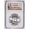 Image 1 : 1960 FRANKLIN HALF DOLLAR, NGC MS-64 FBL