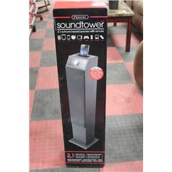 2.1 SENTRY SURROUND SOUND TOWER W AUXILLARY