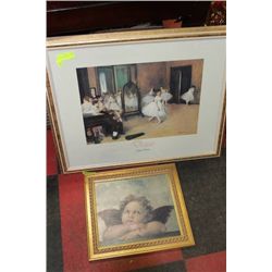 ANGELS BY RAFFAEL AND DEGAS DANCE CLASS PICTURES