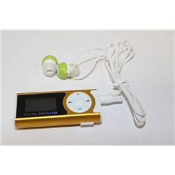 BELT CLIP MP3 PLAYER WITH DIGITAL DISPLAY