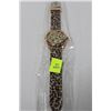 Image 1 : GENEVA LEOPARD PRINT WATCH