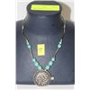 Image 1 : TURKISH BAZAAR NECKLACE W/ BLUE STONES