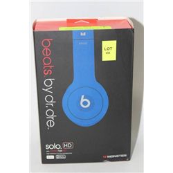 2014 BEATS BY DR. DRE ON-EAR HEADPHONES-DARK BLUE