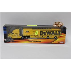 HOTWHEELS DEWALT TEAM TRANSPORTERS TRUCK