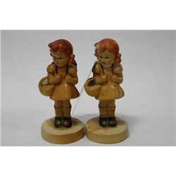 HAND PAINTED HUMMEL FIGURES X2