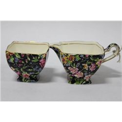 ROYAL WINTON SUGAR BOWL & CREAMER