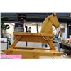 Image 1 : WOODEN ROCKING HORSE
