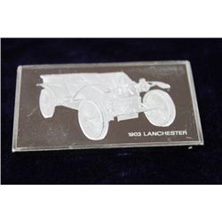 VINTAGE CAR IN STERLING SILVER BAR
