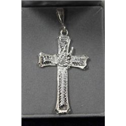 STERLING SILVER CROSS PENDANT
