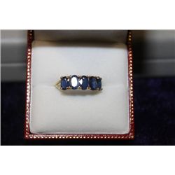 10KT GOLD SAPPHIRE(3CT) RING