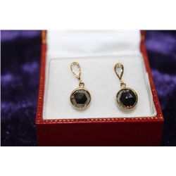 14KT GOLD BLACK & WHITE DIAMOND (3.39CT/0.22CT)