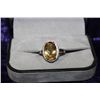 Image 1 : STERLING SILVER CITRINE RING