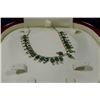 Image 1 : 10KT GOLD EMERALD (17.90)& DIAMOND(1.05CT)NECKLACE