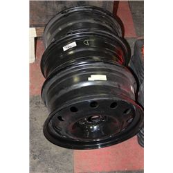 SET OF THREE NEW 17" STEEL RIMS