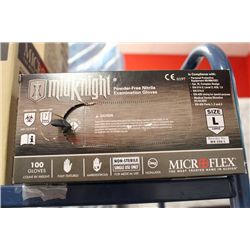 BOX OF 100 MICROFLEX EXAMINATION GLOVES SIZE L