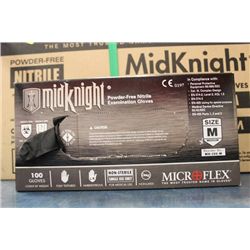 BOX OF 100 MICROFLEX EXAMINATION GLOVES SIZE M