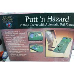 PUTTING GREEN W AUTOMATIC BALL RETURN