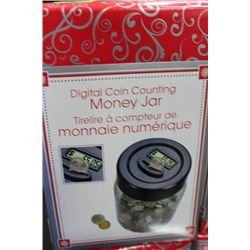 NEW DIGITAL COIN COUNTING MONEY JAR