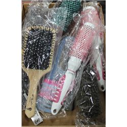 FLAT OF SALON HAIR STYLING BRUSHES ON CHOICE