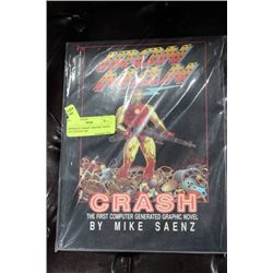 'IRONMAN CRASH' GRAPHIC NOVEL 1ST EDITION 1988