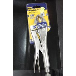 LARGE IRWIN 3X GRIPPING POWER VISE GRIP