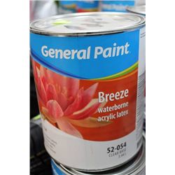 55-054 GENERAL PAINT WATER BORNE ACRYLIC LATEX