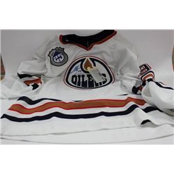 PETER NEDVED SIGNED OILERS JERSEY