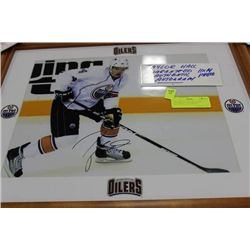 TAYLOR HALL GUARANTEED AUTHENTIC AUTOGRAPH