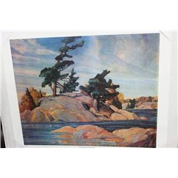 ISLAND, GEORGIAN BAY REPRODUCTION PICTURE W/COA