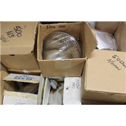 WOOD CRATE W 10 PAR CAN 64 STAGE LIGHTS