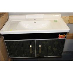 9808 FLOATING BATHROOM VANITY W/SINK