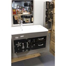 6461 LARGE FLOATING VANITY W SINK