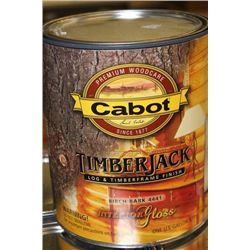 CASE OF 4 3.78 LITRES BIRCH BARK LOG AND TIMBER