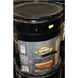 5 GALLON PAIL PINE CONE LOG AND TIMBER FRAME