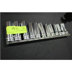 SNAP ON 6 POINT DEEP SOCKET SET (IMPERIAL)