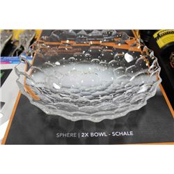 NACHTMANN FINE BAVARIAN CRYSTAL BOWL SET