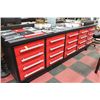 Image 1 : NEW RED AND BLACK 20 DRAWER TOOL CABINET/WORKBENCH